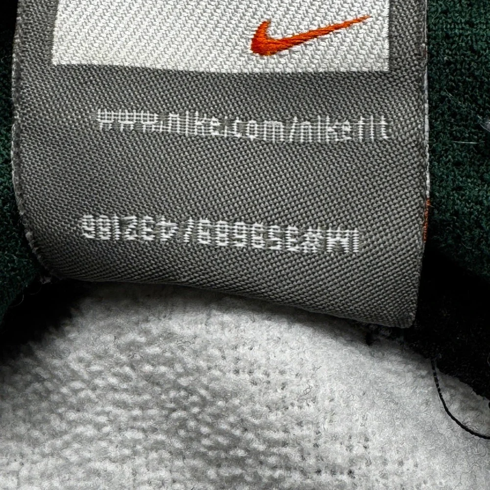 Nike Therma-FIT‎ Just Do It Hoodie Mens Large Gray Green Pullover Sweatshirt